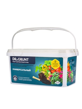 Удобрение минеральное универсальное, Dr.Grunt, ведро, 3.3 л 10958608