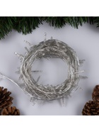 УЦЕНКА Гирлянда «Нить» 10 м, IP20, прозрачная нить, 100 LED, 8 режимов, 220 В, свечение мульти - Фото 7