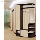 УЦЕНКА Прихожая Ксения-2 левая, 2050×1200×350, Венге/Дуб молочный - Фото 1