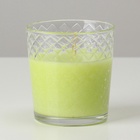 УЦЕНКА Свеча ароматическая в стакане "Ландыш", подарочная упаковка, 8х8,5 см, 30 ч - Фото 2