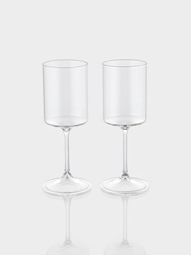 Набор бокалов для вина Magistro «Индиго», 280 мл, 2 шт., 8.2×21.5 см, стекло, прозрачные