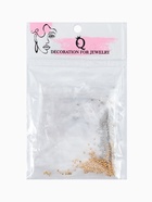 Кримп - зажимная бусина, набор 400 шт. 1.5 мм, цвет золото-серебро - Фото 4