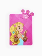 Серьги детские «Выбражулька. Мишка в стразах», 0.5×2.2 см, белые в золоте - Фото 3