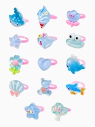 Кольцо «Выбражулька. Морской мир», форма МИКС, цветное, безразмерное (комплект 24 шт) - фото 63130901