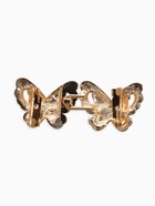 Зажим для кардигана «Ажур. Бабочки», белый в золоте - фото 63130981