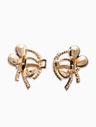 Зажим для кардигана «Ажур. Капельки», белый в золоте - фото 63131037