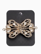 Зажим для кардигана «Ажур», корона империи, белый в золоте - фото 63131049