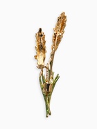 Брошь «Колосья», жёлто-зелёная в золоте - фото 63131121