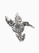 Брошь «Калибри», цветная в чернёном серебре - фото 63131133