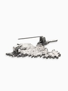 Брошь «Калибри», цветная в чернёном серебре - фото 63131134