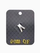 Кольцо для платка "Цветок Астра", цвет белый в чернёном серебре 10904668