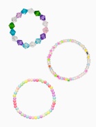 Браслеты детские «Выбражулька. Граненые бусины», набор 3 шт. , цветной - Фото 1