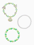 Браслеты детские «Выбражулька. Жемчужина желаний», набор 3 шт. зеленый - Фото 1