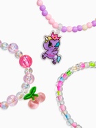 Браслеты детские «Выбражулька. Единорог, вишня и бусинки», набор 3 шт. цветной - Фото 2