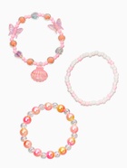 Браслеты детские «Выбражулька. Жемчужина желаний», набор 3 шт. розовый - Фото 1