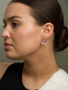 Серьги «Цветок жасмина», белые, радужные - Фото 2