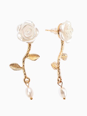 {{photo.Alt || photo.Description || 'Серьги «Цветок розы», белые в золоте'}}