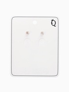 Серьги «Цветок розы», белые в золоте 10904786