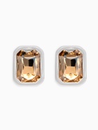 Серьги «Кристалл», прямоугольник грань, цвет прозрачно-золотой - фото 63131308