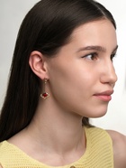 Серьги «Сердечная вишня», красные в золоте - Фото 8