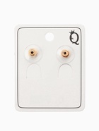 Серьги «Вытянутые сердечки», красные в золоте - Фото 6