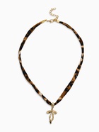 Колье «Леопард. Бантик», 40 см, коричневый в золоте 10904842