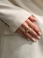 Кольцо крупное «Капля Бо», размер 17, пластик, цвет золото - Фото 2