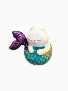 {{photo.Alt || photo.Description || 'Брошь «Кошечка русалка», цветная в золоте'}}