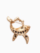 Брошь «Кит галиотис», зелёная в золоте - Фото 2