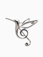 Брошь «Калибри. Скрипичный ключ», цвет серебро - фото 63131385