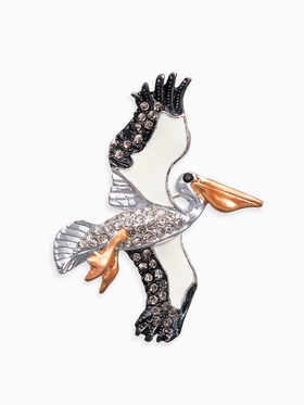 {{photo.Alt || photo.Description || 'Брошь «Пеликан», цветная в серебре'}}