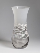 Ваза «Полли», дымка, волна, h=26 см, стекло 10967789