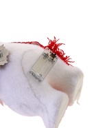 УЦЕНКА Фигура световая "Медведь в красной шапке", 26 LED, 30х18х17 см, фиксинг, от батар., Т/БЕЛЫЙ 4 - фото 14998339