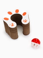 Когтеточка - игрушка "Пижон. Бублик", 11×11×7/20×11 см, гофрокартон, коричневая 10914112