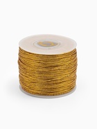 Шнур люрекс на бобине d=1 мм L=90 м, цвет золотой - фото 63131428