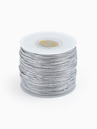 Шнур люрекс на бобине d=1 мм L=90 м, цвет серебряный - Фото 1