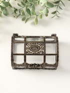 Шкатулка для украшений «Сундучок», пластик под бронзу, 10.5×8×6.5 см - Фото 3