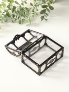 Шкатулка для украшений «Сундучок», пластик под бронзу, 10.5×8×6.5 см - Фото 4