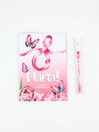 Набор: Анкета для девочек А5, 16 листов и ручка "8 Марта" 10891818