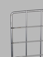 УЦЕНКА Сетка торговая 80×200, окантовка 6 мм, пруток - 4 мм, цвет хром - Фото 2