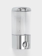 УЦЕНКА Диспенсер для жидкого мыла механический 500 мл 8х9х20 см, цвет хром - Фото 1