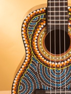 УЦЕНКА Сувенирный музыкальный инструмент Укулеле «Волна» махагон, дерево, 55 см - Фото 4