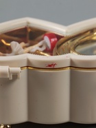 УЦЕНКА Шкатулка музыкальная пластик механическая "Двойное сердце белое" 6х16х10 см - Фото 11