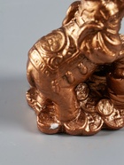 УЦЕНКА Фигурка «Слон со слоненком на деньгах», гипс под бронзу, 7×10×6 см 10969784