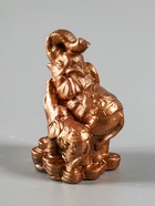 УЦЕНКА Фигурка «Слон со слоненком на деньгах», гипс под бронзу, 7×10×6 см 10969784