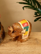 УЦЕНКА Сувенир «Слонёнок» дерево 11×5×9 см, цв. бежевый 10969786