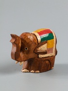 УЦЕНКА Сувенир «Слонёнок» дерево 11×5×9 см, цв. бежевый 10969786