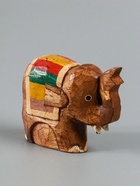 УЦЕНКА Сувенир «Слонёнок» дерево 11×5×9 см, цв. бежевый 10969786