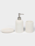 УЦЕНКА Набор для ванной "Neat" 3 предмета (дозатор для мыла, стакан, мыльница) - фото 14993730