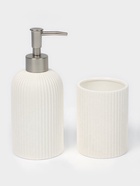 УЦЕНКА Набор для ванной "Neat" 3 предмета (дозатор для мыла, стакан, мыльница) - фото 14993731